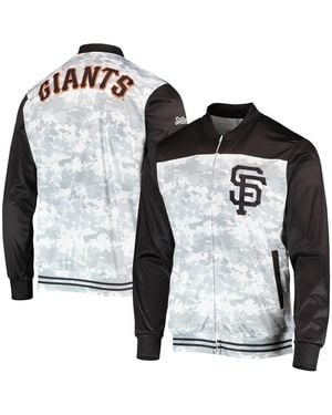 Stitches San Francisco Giants Camo Full-zip Jacket - Metallic