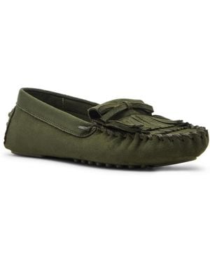 Anne Klein Cali Slip-on Loafers - Green
