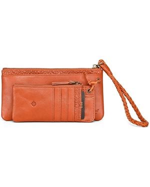 Old Trend Marigold Mini Zipper Wallet - Orange