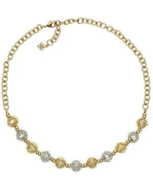 Patricia Nash Filigree Collection Beaded Necklace - Metallic