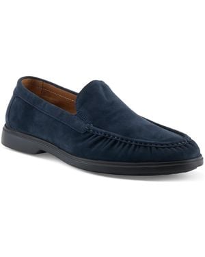 Spring Step Clarent Suede Cushioned Loafers - Blue