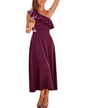 CUPSHE Ballad Purple Maxi Beach Dress