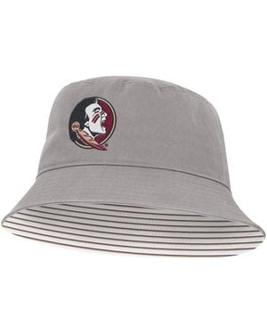 Nike And Florida State Seminoles Primetime Apex Bucket Hat - Gray