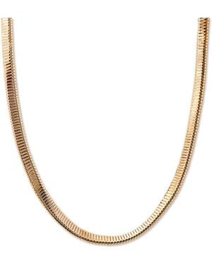 Brook and York Tone Snake Collar Necklace - Metallic