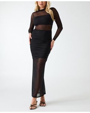 Guess Long-sleeve Rikki Dress - Black