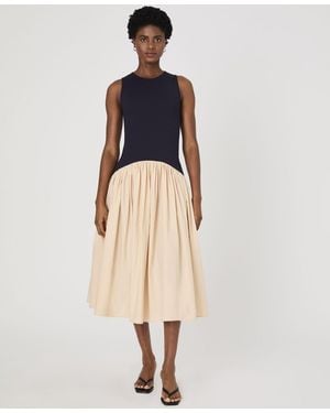 French Connection Kayle Jia Midi Dress - Natural
