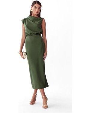 ST MRLO Lily Midi Dress - Green