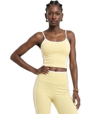 Alpenhaus Bernin Racerback Scoop-neck Crop Tank - Metallic