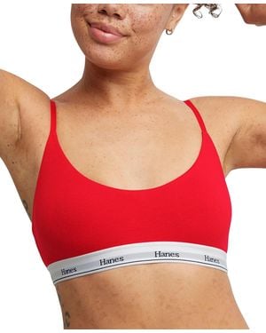 Hanes Originals Comfortflex Cropped Bralette Mso103 - Red