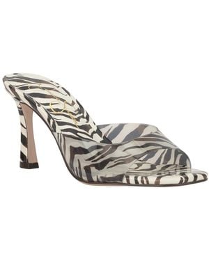 Jessica Simpson Cennet Stiletto Slip-on Mule Sandals - Metallic