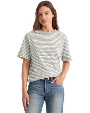 GOOD AMERICAN Cotton Oversized T-shirt - Gray
