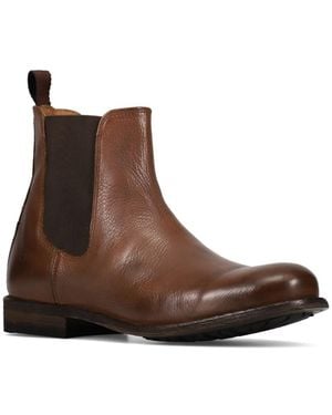 Frye Tyler Flex Chelsea Leather Boots - Brown