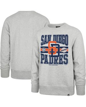 '47 San Diego Padres Letters Headline Pullover Sweatshirt - Gray