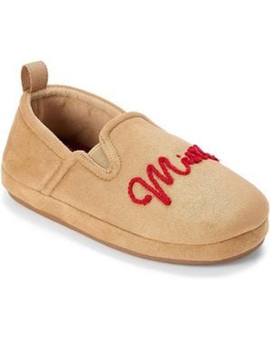 Dearfoams Kids Cozy Kid's Closed Back Slippers - White