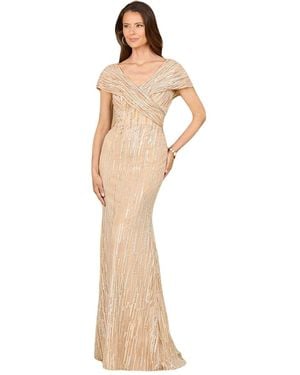 Lara Mermaid Lace Gown - Natural