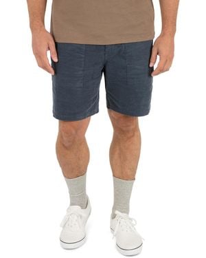 Hurley Baja Cord Volley Elastic Waistband Shorts - Blue