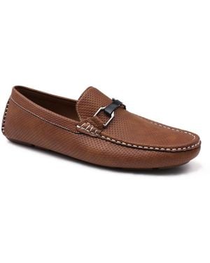 Aston Marc Charter Driving Loafers - Brown