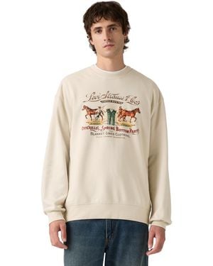 Levi's Crewneck Long-sleeve Sweatshirt - Gray