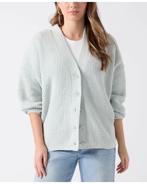Guess Lana Oversized Long-sleeve Cardigan - Gray