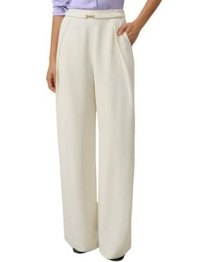 LILYSILK Heavy-weight Silk Crepe Wide-leg Pant - Natural