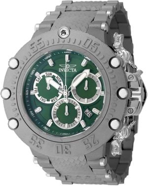 INVICTA WATCH 48192 Subaqua Quartz 3 Hand Green - Gray