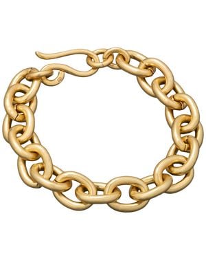 Donna Karan Donna Karan -tone Statement Link Flex Bracelet - Metallic