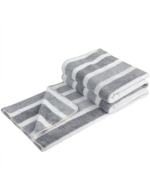 Aronkl Microfiber Pet Drying Towel Super Absorbent For Dogs Cats Ultra Soft Durable Lightweight Warm Cozy - Gray