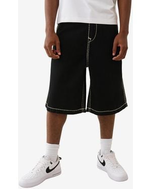 TRUE RELIGION Mikey baggy Fit Super T Shorts - Black