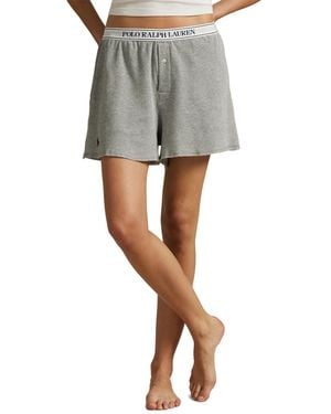Polo Ralph Lauren Pull-on Waistband Boxer Shorts - Gray