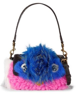 Kurt Geiger Kurt Geiger Oxford Mascot Mini Crossbody Shoulder Handbag - Blue