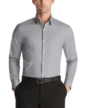 Calvin Klein Extra Slim Fit Dress Shirt in Green for Men | Lyst