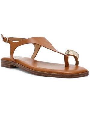 Dolce Vita Mylo Toe-ring Flat Sandals - Brown