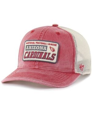 '47 47 Brand Cardinal Arizona Cardinals Canteen Relaxed Trucker Adjustable Hat - Pink