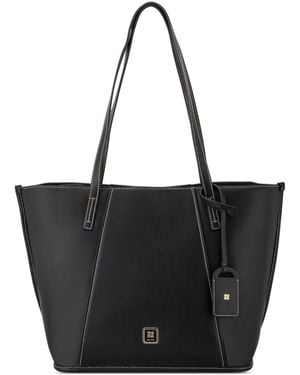 Nine West Quincie Triple Compartment Tote Bag - Black