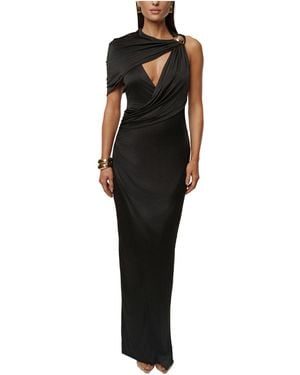 JLUXLABEL Enchanted Drape Maxi Dress - Black