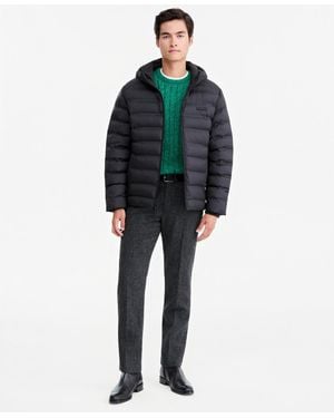 Calvin Klein Packable Lightweight Hooded Jacket - Blue