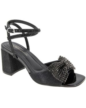 BCBGeneration Tawny Block-heel Bow Dress Sandals - Black