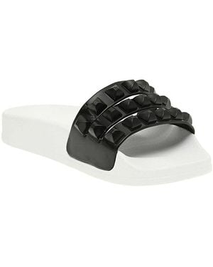 Carmen Sol Girl's Mini Carmen Kids Slides Sandals - Black