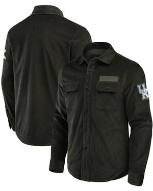 Fanatics Kentucky Wildcats Corduroy Full-button Jacket - Black