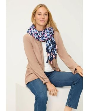 Olsen Dotted Scarf - Blue