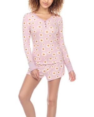 Honeydew Intimates Star Seeker Brushed Jersey Short Lounge Set - Pink