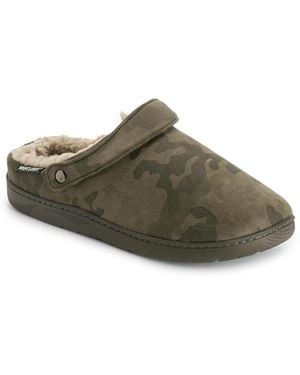 Muk Luks Keanu Convertible Clog Slippers - Green