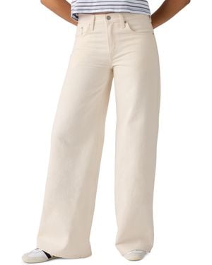 Levi's Middy Mid-rise Wide-leg Retro Jeans - Natural