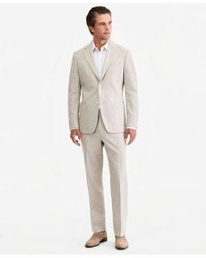 Michael Kors Classic Fit Texture Suit Separates - White