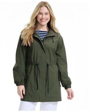 Lands' End Packable Rain Parka - Green