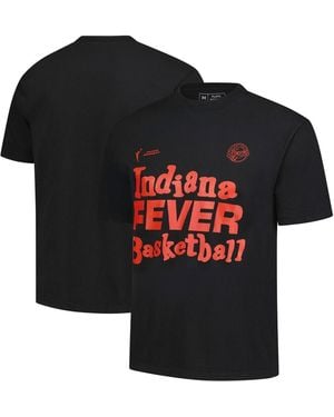 Playa Society And Indiana Fever Wordmark T-shirt - Black