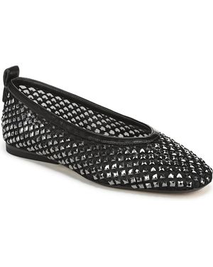 27 EDIT Naturalizer Carla6 Mesh Square-toe Contour+ Comfort Flats - Black