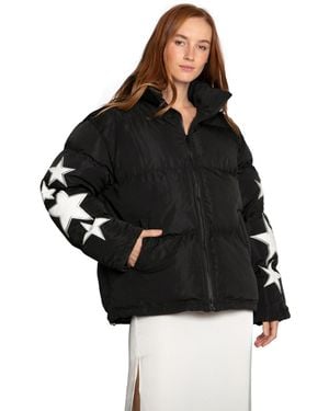 Belle & Bloom A Star Is Born Puffer Jacket - Black