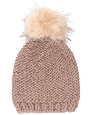 Echo Reverse Jersey Knit Beanie - Natural
