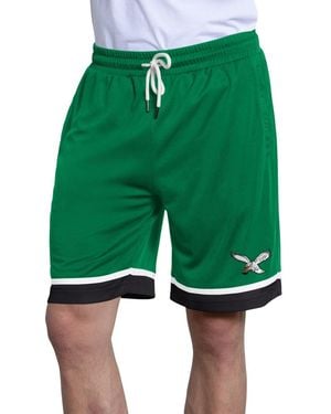 Starter Kelly Green Philadelphia Eagles Throwback Power Play Mesh Shorts